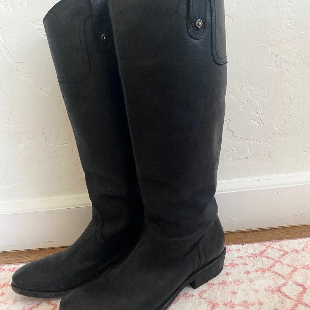Flash sale FRYE Tall Riding Boot new cond. 8.5 Black